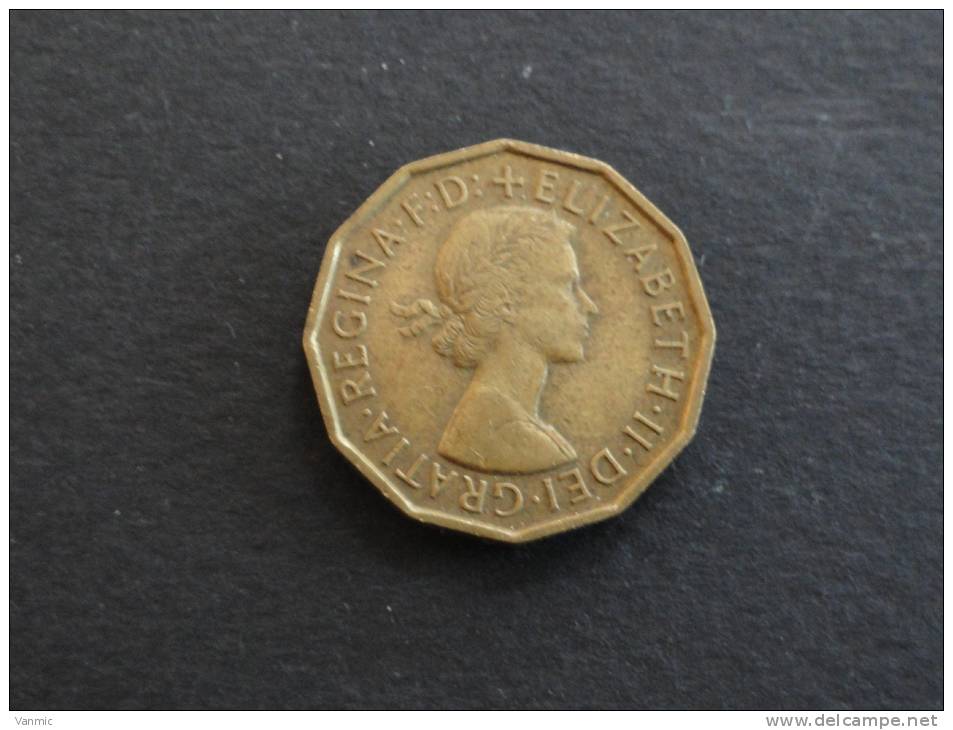 1958 - 3 Pence - Grande Bretagne - F. 3 Pence