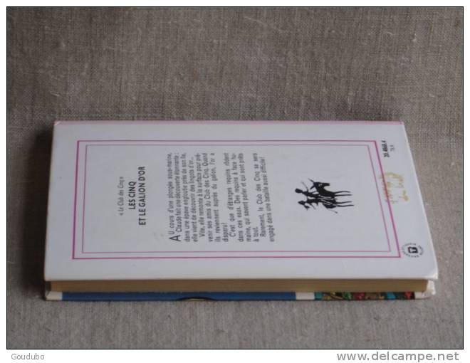 Enid Blyton Les Cinq Et Le Galion D'or.Hachette 1978. Voir9 Photos. - Bibliotheque Rose