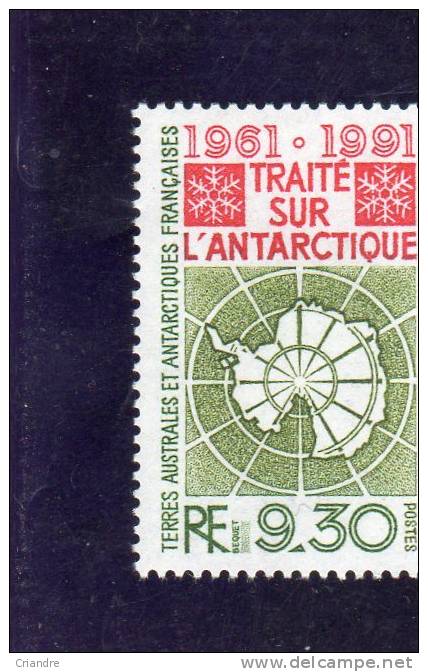 TAAF:année 1991 ( 30e Anniversaire Du Traité Sur L'Antarctique) N°157 - Neufs