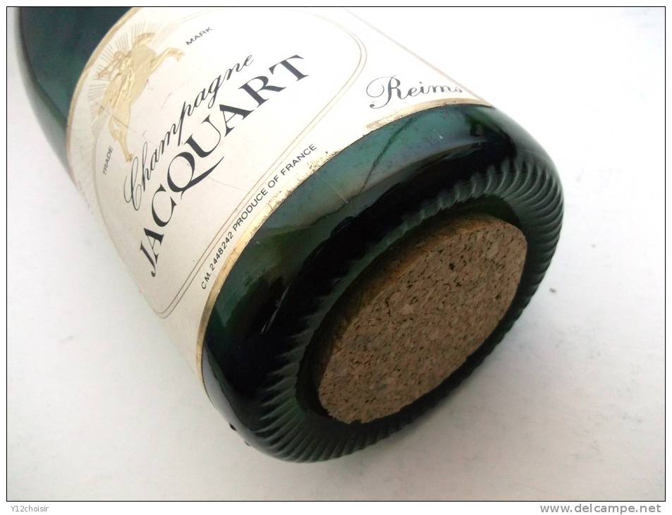 BOUTEILLE EN VERRE CHAMPAGNE JACQUART 75 CL  REIMS MARNE FACTICE - Champagne & Sparkling Wine