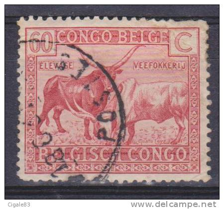 Congo Belge N° 124 ° - Vloors - 1925 - Usados