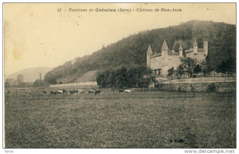 Crémieu - Château De Bien-Assis -1922 ( Voir Verso ) - Crémieu