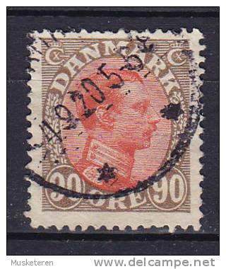 Denmark 1920 Mi. 108     90 Ø King König Christian X. - Used Stamps
