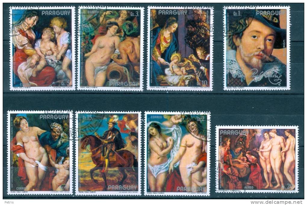 Paraguay 1978  400 Ann. Birth Of Rubens Used - Lot. 552 - Paraguay