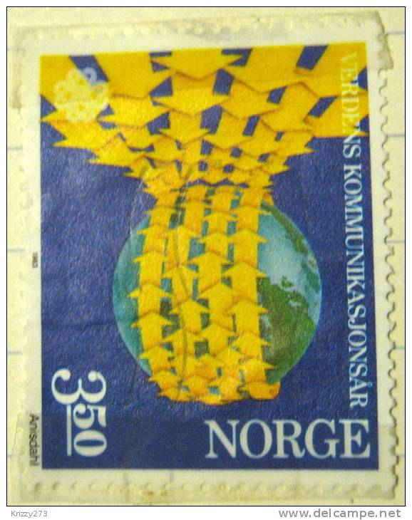 Norway 1983 Verdens Communication 3.50k - Used - Used Stamps