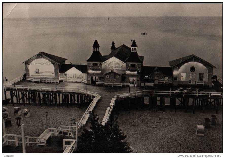 AK Sellin, Seebrücke Am Abend, Um 1972 - Sellin