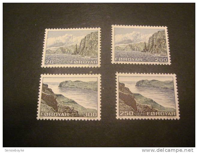 F4078- Set MNH And No Gum - Foroyar 1975-  SC. 7-20 - Färöer Inseln