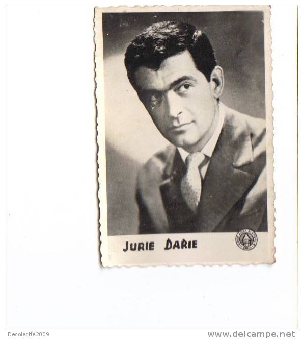 B55267 Iurie Darie Acteurs Actors 9x7cm Not Used Good Shape Back Scan At Request - Acteurs