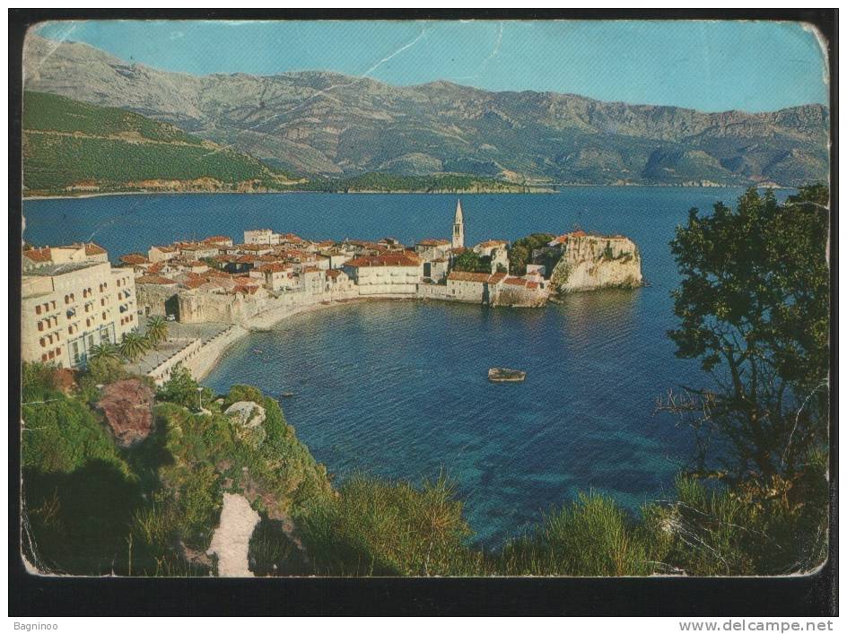 BUDVA Postcard Montenegro - Montenegro
