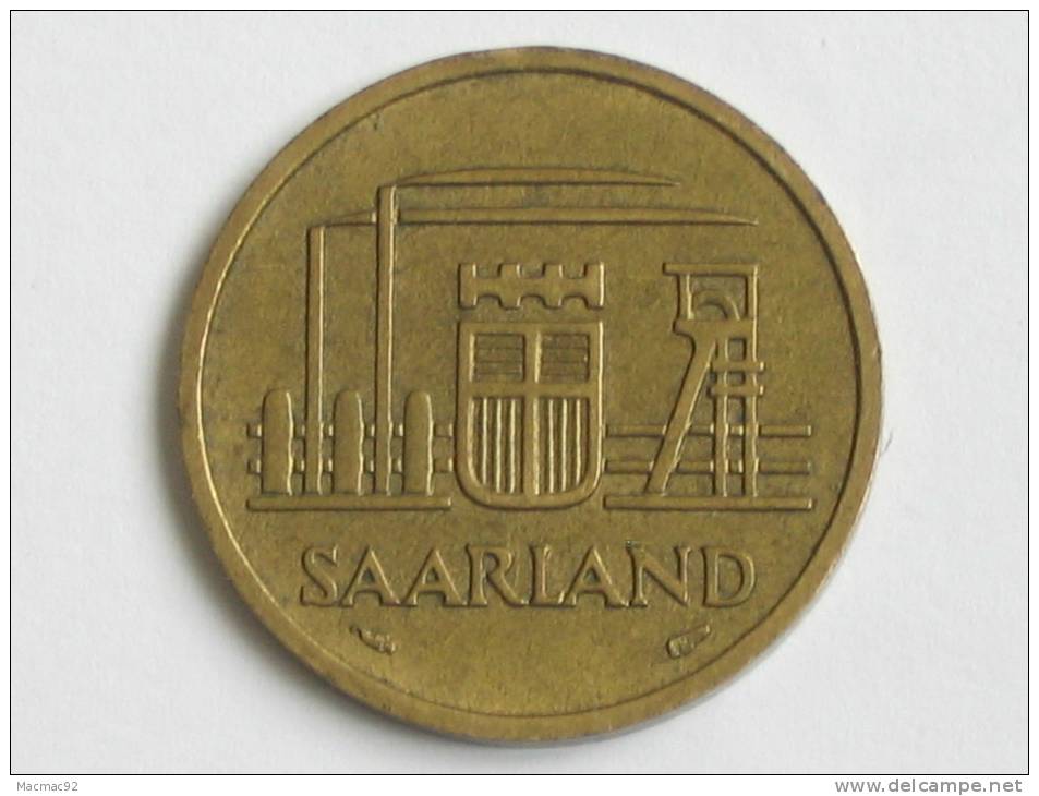 20 Franken 1954 - SARRE - Saarland - Andere & Zonder Classificatie