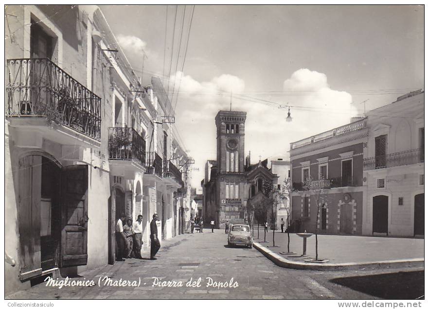 $3-1775- Miglionico .Piazza Del Popolo - Matera - Basilicata - F.g. Viaggiata - Matera