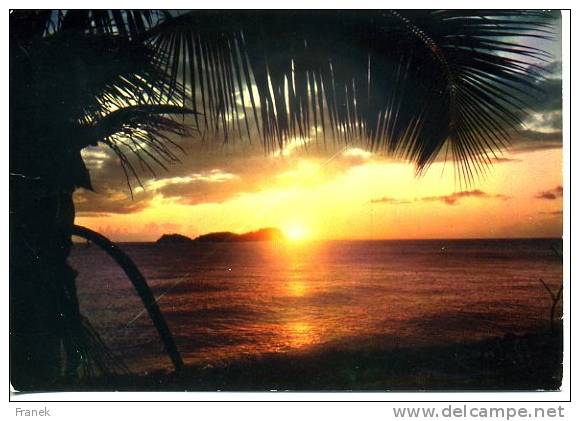 CP97117 - ANTILLES - Coucher De Soleil - Sonstige & Ohne Zuordnung