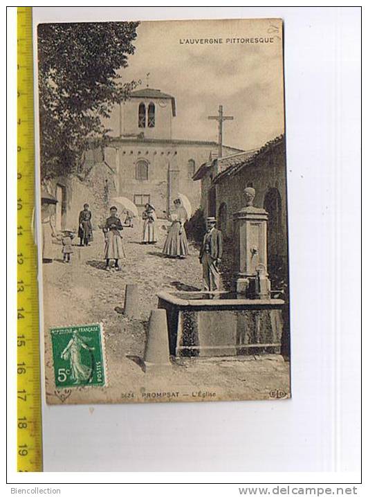 Puy De Dôme.Prompsat L'église - Autres & Non Classés