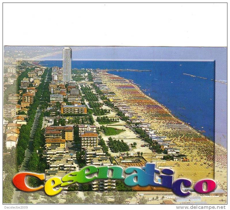 ZS23636 Cesenatico Scenic View And The Beach Used Perfect Shape Back Scan At Request - Cesena