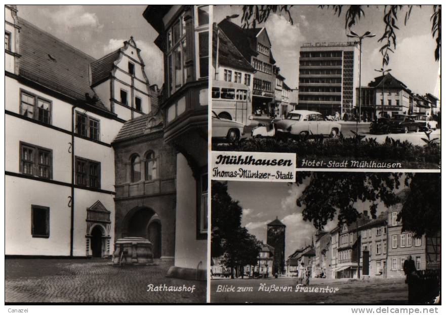 AK Mühlhausen, Hotel Stadt M., Äußeres Frauentor, 1984 - Mühlhausen