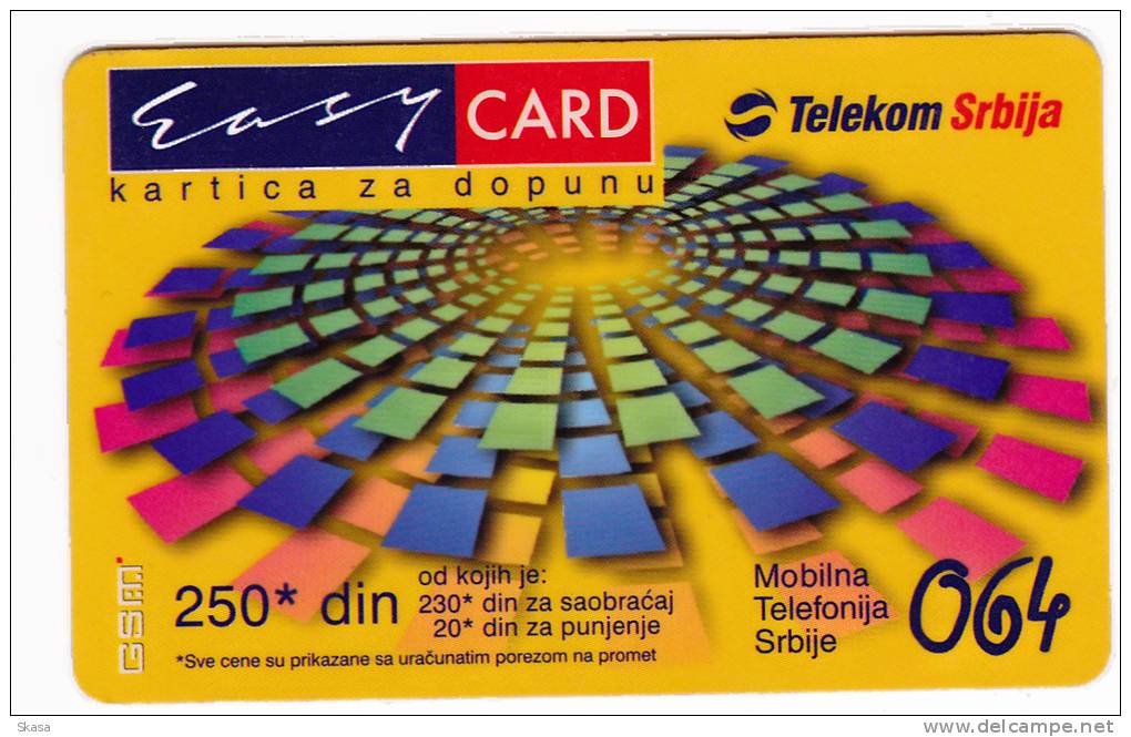 Carte Code _ Codcard Serbie_Srbija - Autres - Europe