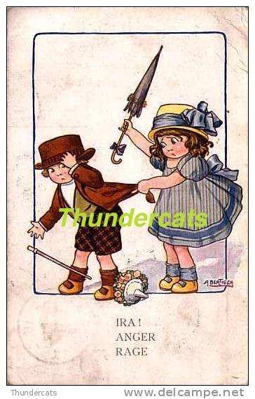 CPA ILLUSTRATEUR A. BERTIGLIA DESSIN ENFANT  ** ARTIST SIGNED A. BERTIGLIA DRAWN CARD  CHILD CHILDREN - Bertiglia, A.