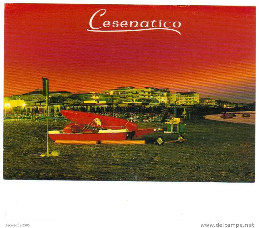 ZS23698 Cesenatico Night View Not Used Good Shape Back Scan Available At Request - Cesena