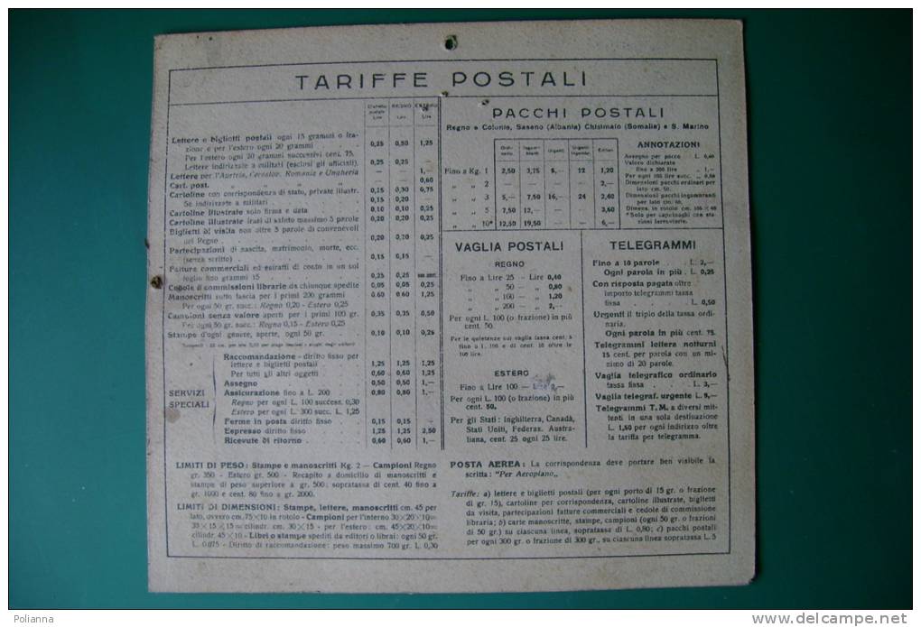 C0605 - CALENDARIO 1932 - PAESAGGIO ALPINO/FASCIO LITTORIO Detomatis Peracchi E C.Torino - Grossformat : 1921-40