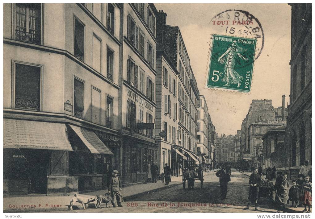 ( CPA 75 )  PARIS 17 ème  /  Rue De La Jonquière - - Arrondissement: 17