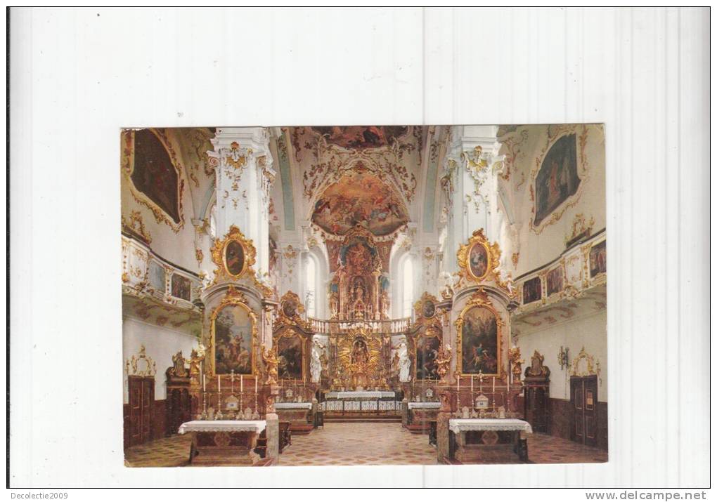 ZS21090 Andechs Abbey Interior Not Used Perfect Shape Back Scan Available At Request - Starnberg