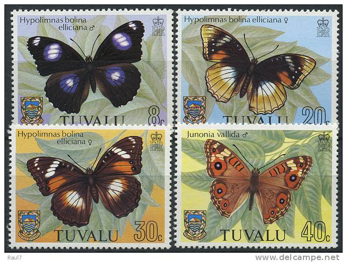 Tuvalu - 1981 - Faune, Papillons - 4v Neufs ** // Mnh - Tuvalu