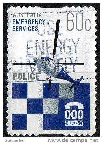 Australia 2010 Emergency Services 60c Police Self-adhesive Used - Gebraucht