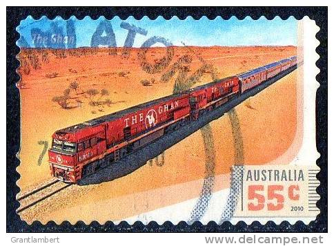 Australia 2010 Railway Journeys - Trains 55c The Ghan Self-adhesive Used - Gebraucht