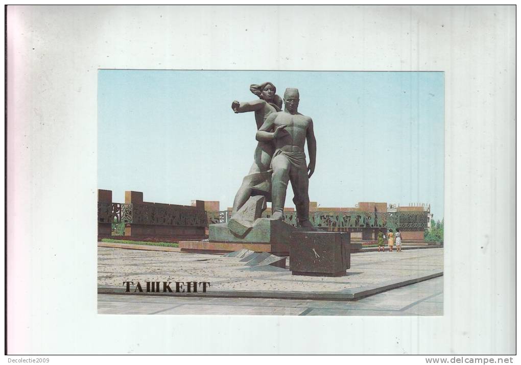 ZS24329 Tashkent Courage Memorial Not Used Perfect Shape Back Scan Available At Request - Uzbekistán