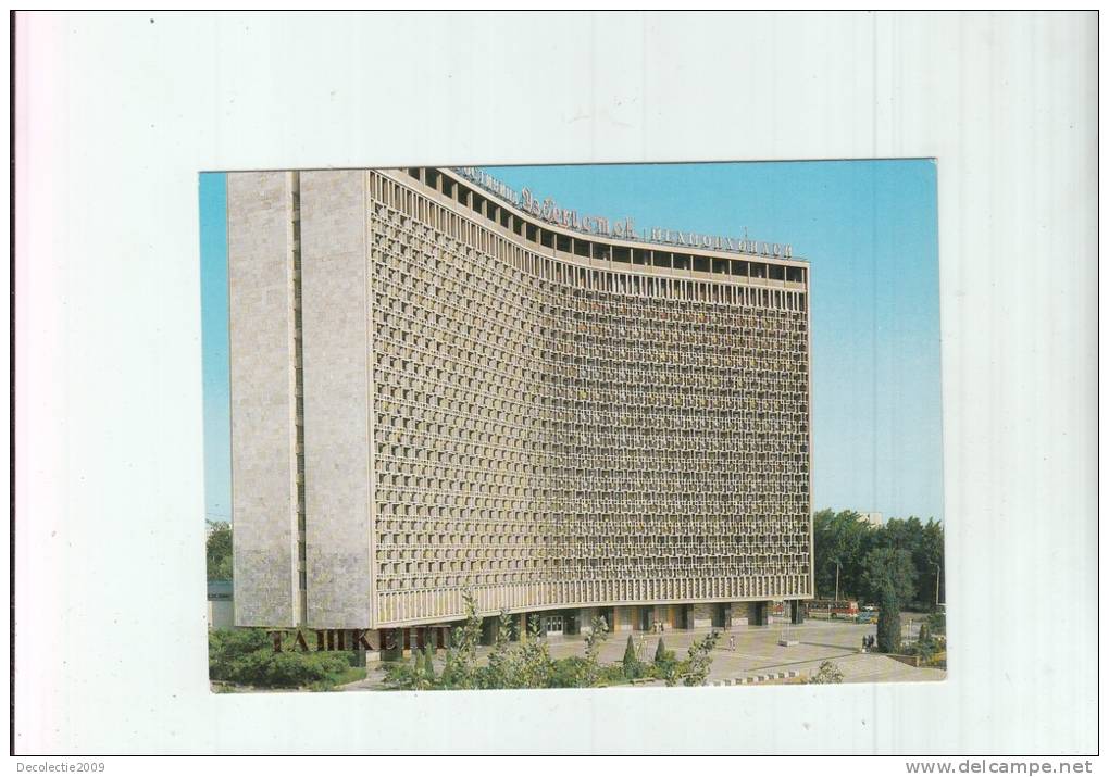 ZS24334 Tashkent Hotel Uzbekistan Not Used Perfect Shape Back Scan Available At Request - Ouzbékistan