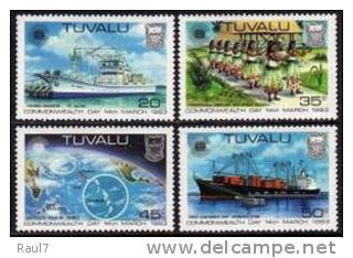 Tuvalu - 1982 - Journée Du Commonwealth - 4v Neufs ** // Mnh - Tuvalu