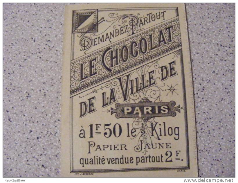 (Chromos) CHOCOLAT DE LA VILLE DE PARIS, Les Départements*EURE ** - Autres & Non Classés