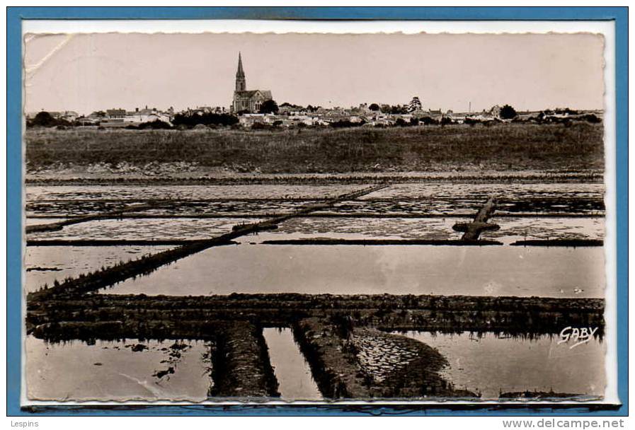 44 - BOURGNEUF En RETZ -- Les Marais Salants Et Panorama - 1953 - Bourgneuf-en-Retz