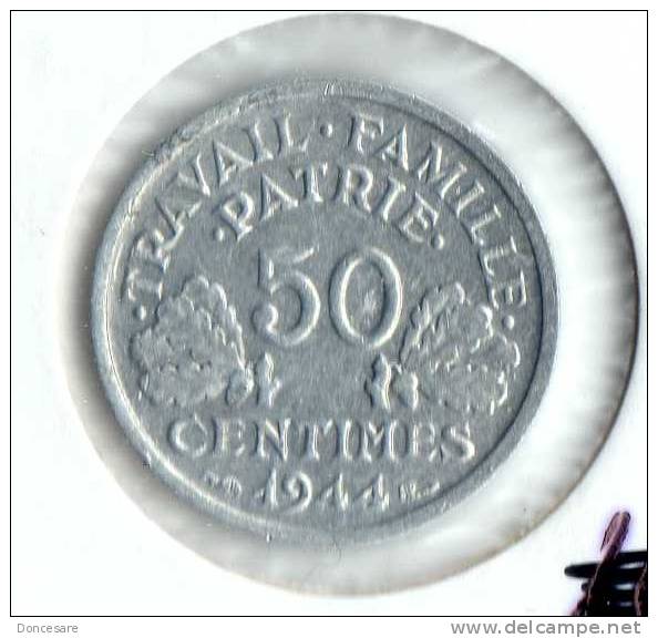 ** 50 CENT BAZOR 1944 B  ETAT TTB ** 133 ** - 50 Centimes