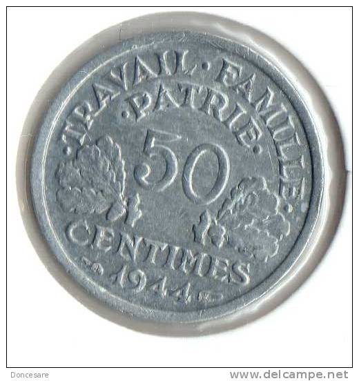 ** 50 CENT BAZOR 1944 B  ETAT TTB ** 138 ** - 50 Centimes