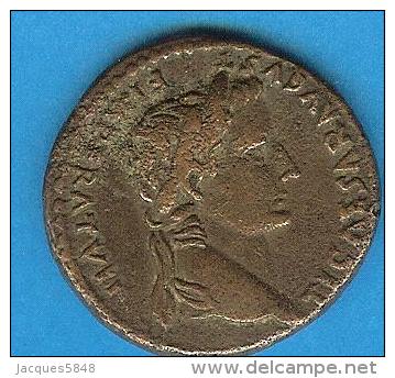 Romaines ) AS De Tibére à L´hotel De Lyon - 14 AP-JC - 10.81 Gr -- 26 Mm  -- TTB A SUPERBE - The Julio-Claudians (27 BC To 69 AD)