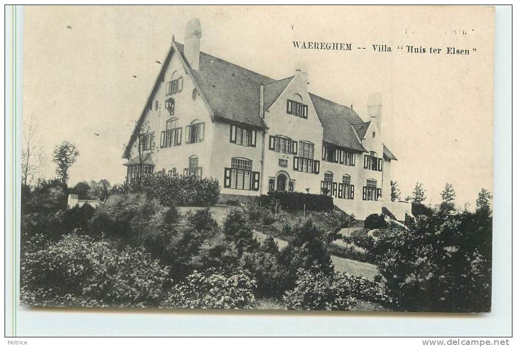 WAEREGHEM  -  Villa "Huis Ter Elsen". - Waregem