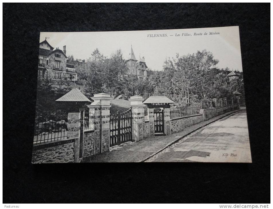 Villennes Sur Seine :    Les Villas .Route De Médan. - Villennes-sur-Seine