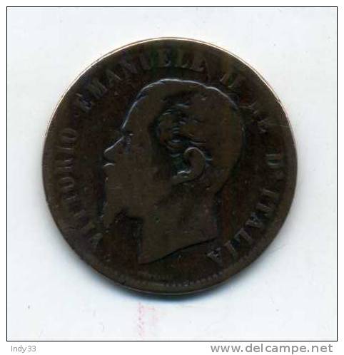 - ITALIE 10C. 1863 . - 1861-1878 : Vittoro Emanuele II