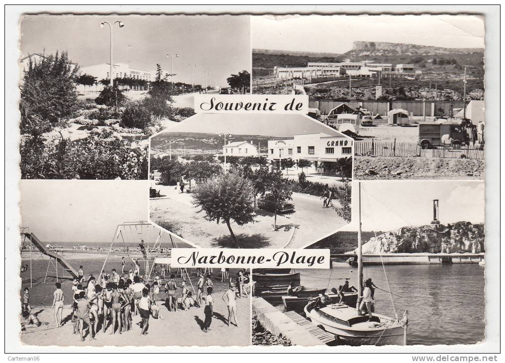 11 - Narbonne Plage - Avenue De La Plage - Camping Et Colonie De Vacances - Avenue Principale - Editeur: CAP N° 1512 - Narbonne