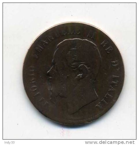 - ITALIE 10C. 1863 . - 1861-1878 : Victor Emmanuel II