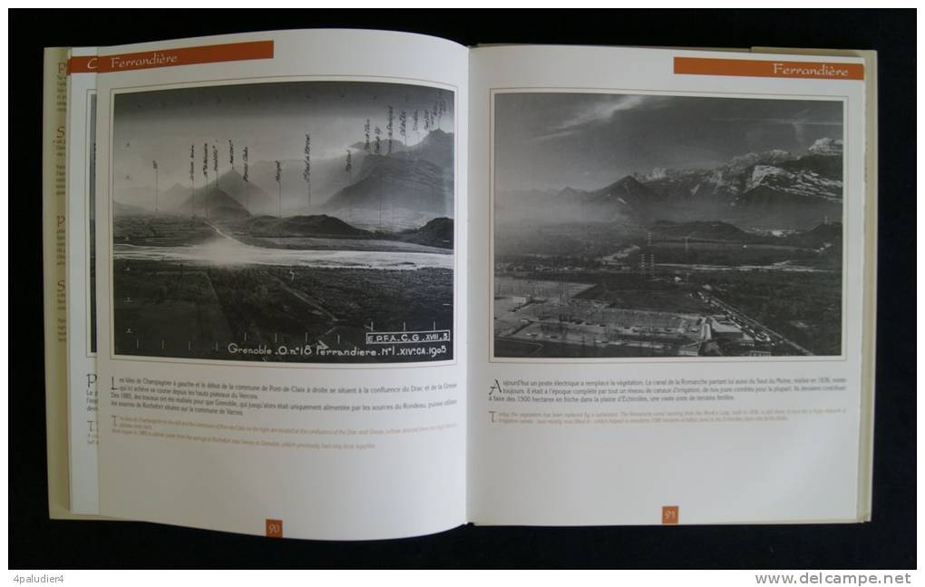 (38) Isère GRENOBLE, UN SIECLE DE PHOTOGRAPHIES Blanc / Perrard 1998 Ed. Didier Richard - Rhône-Alpes