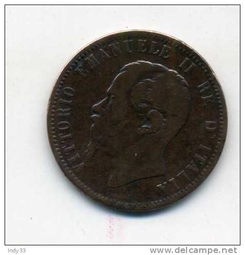 - ITALIE 10C. 1862 . - 1861-1878 : Victor Emmanuel II