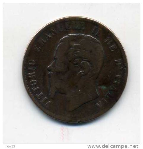 - ITALIE 10C. 1863 . - 1861-1878 : Victor Emmanuel II