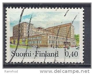 FINLAND 1972 Post Office, Tampere - 40p Multicoloured FU - Used Stamps