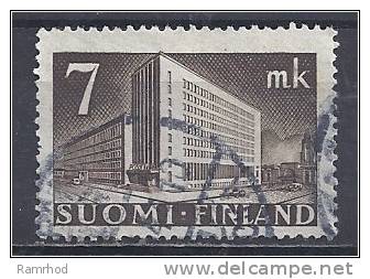 FINLAND 1942 GPO Helsinki - 7m. Brown FU - Used Stamps