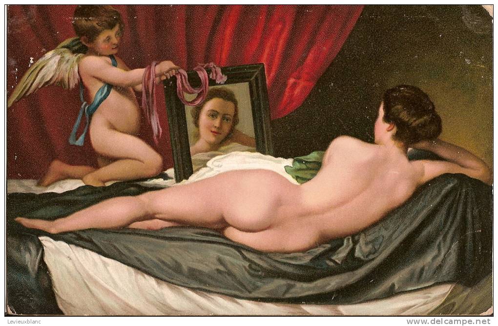 Cartes Postales Artistiques De Luxe/Vénus Et CupidVers 1900-1930  A63 - Non Classés