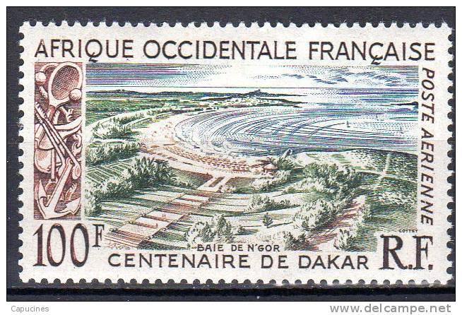 AOF - 1958:  "Centenaire De Dakar" - N° PA 27* - Ongebruikt