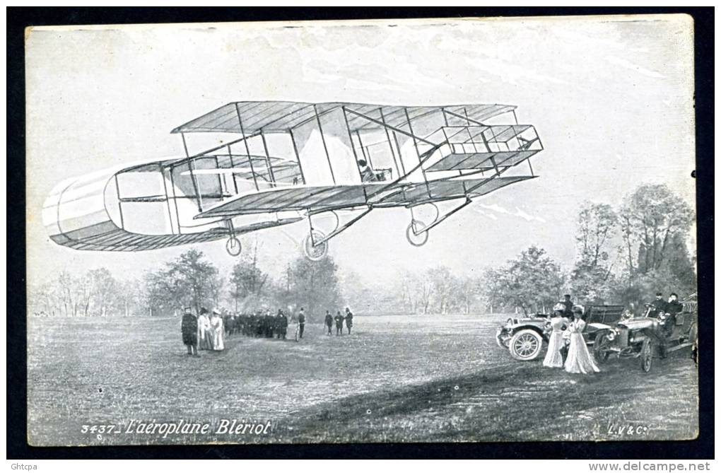 CPA. Carte Publicitaire "Véritables GRAINS De  SANTÉ Du Dr. FRANCK".  L'aéroplane Blériot. - Autres & Non Classés