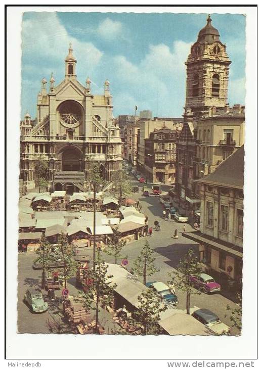 CP 1964 - BRUXELLES - Place Ste Catherine Et Son Marché - Markten